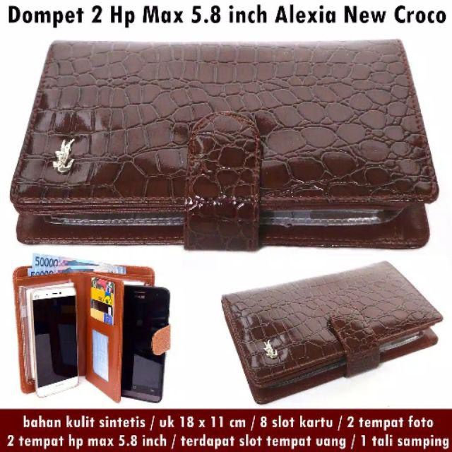 Dompet HP dan Uang Waita Dompet Hpo Alexia Crocodil CROCO / dompet hp