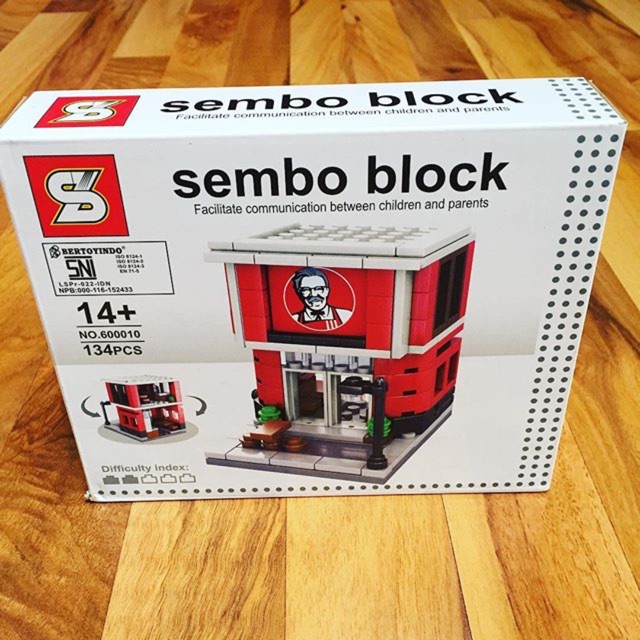 Sembo lego block/sembo blok kfc/sembo murah
