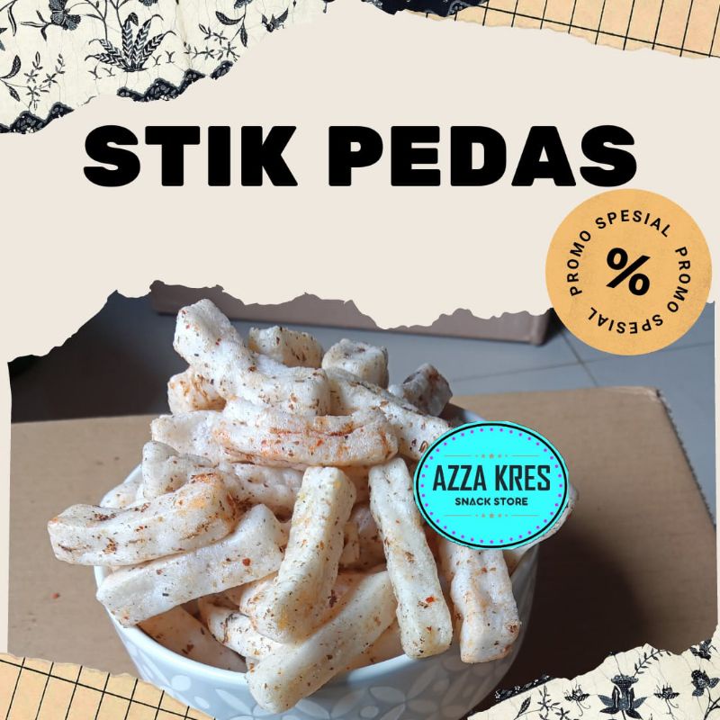 

Stik Pedas Renyah Snack Kekinian - Azzakres