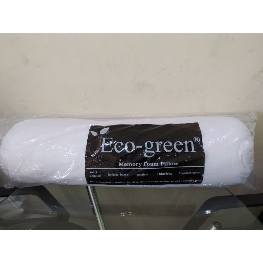 Guling Memory Foam Eco Green - Guling Memory Foam Standar Hotel - Guling Dewasa Empuk