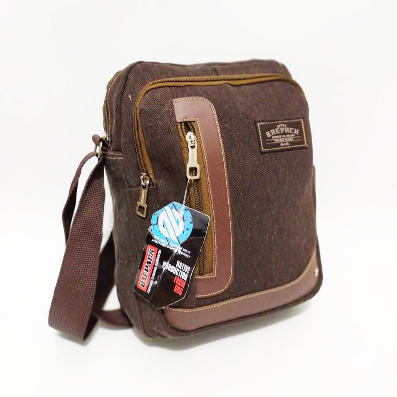 Tas Selempang Pria Bahan Canvas Tebal Berkualitas Brand lokal Baepack Berkualitas
