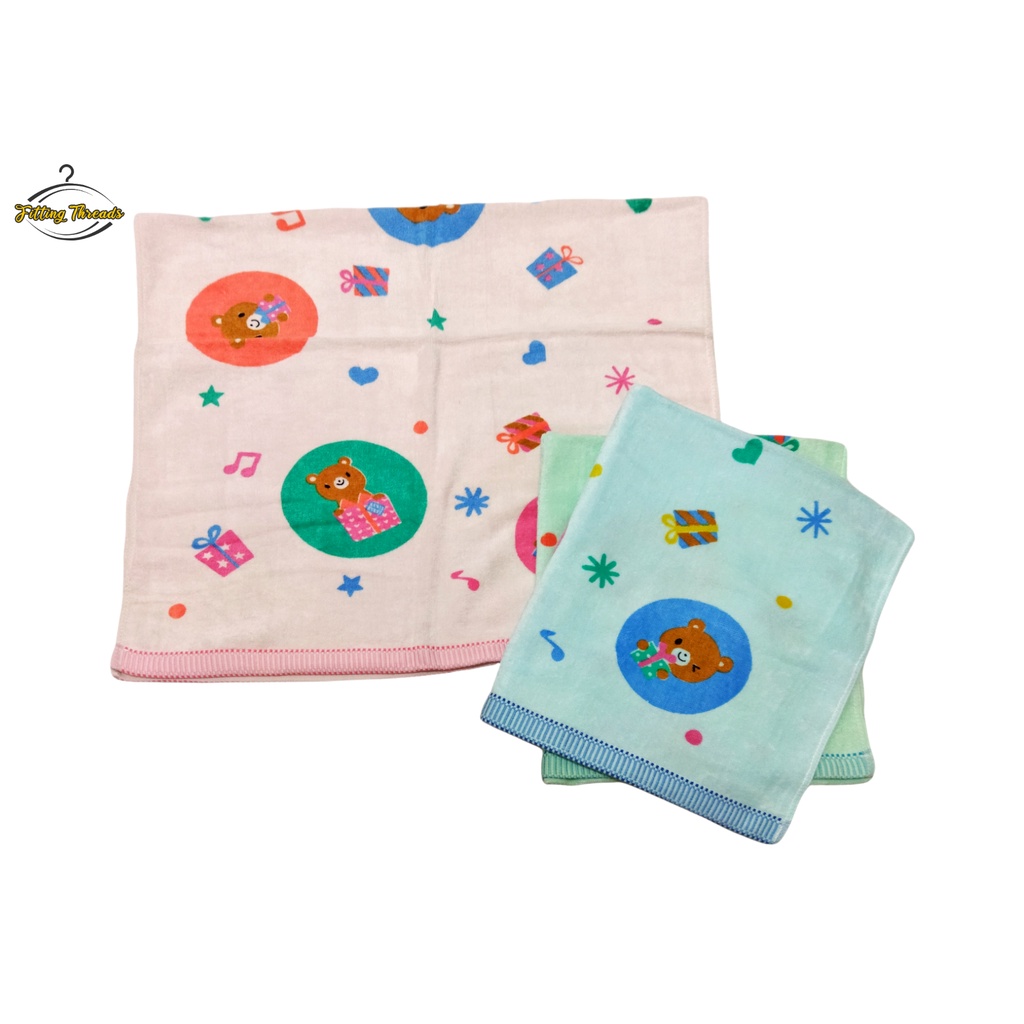 Handuk Bayi &amp; Anak Microfiber Motif DIXON Ukuran 60x110 cm