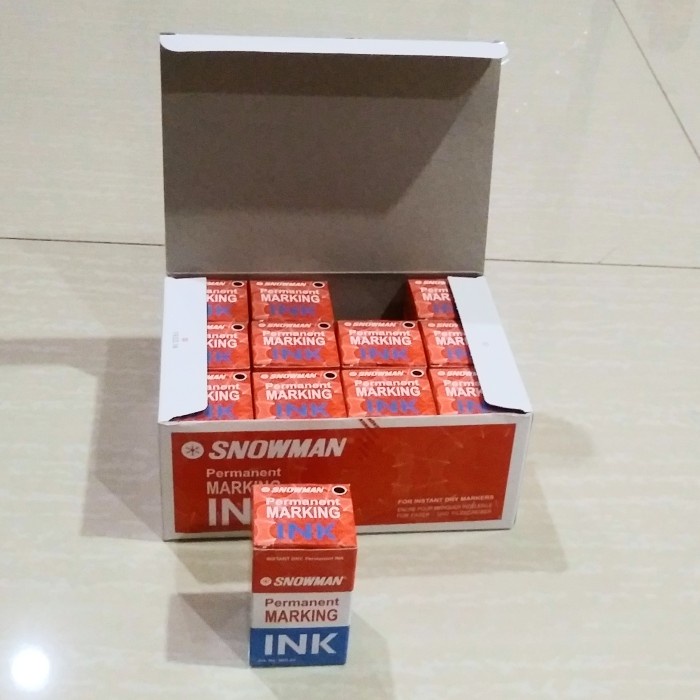 

Terlaris Tinta Refill Spidol Snowman Permanent Marker Sale!!!