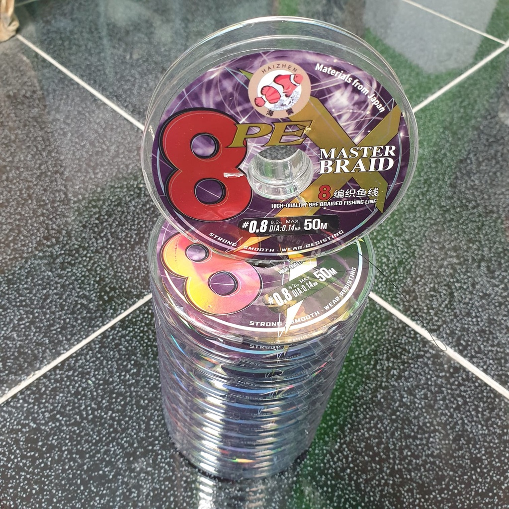 Senar Pancing PE X8 Master Braid Produk Haizhen High Quality