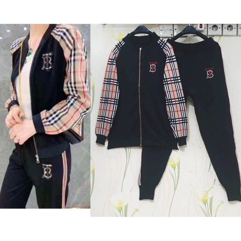 set rajut burberry premium