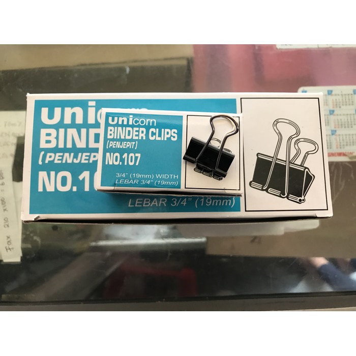 

binder clip 107 unicorn ORI