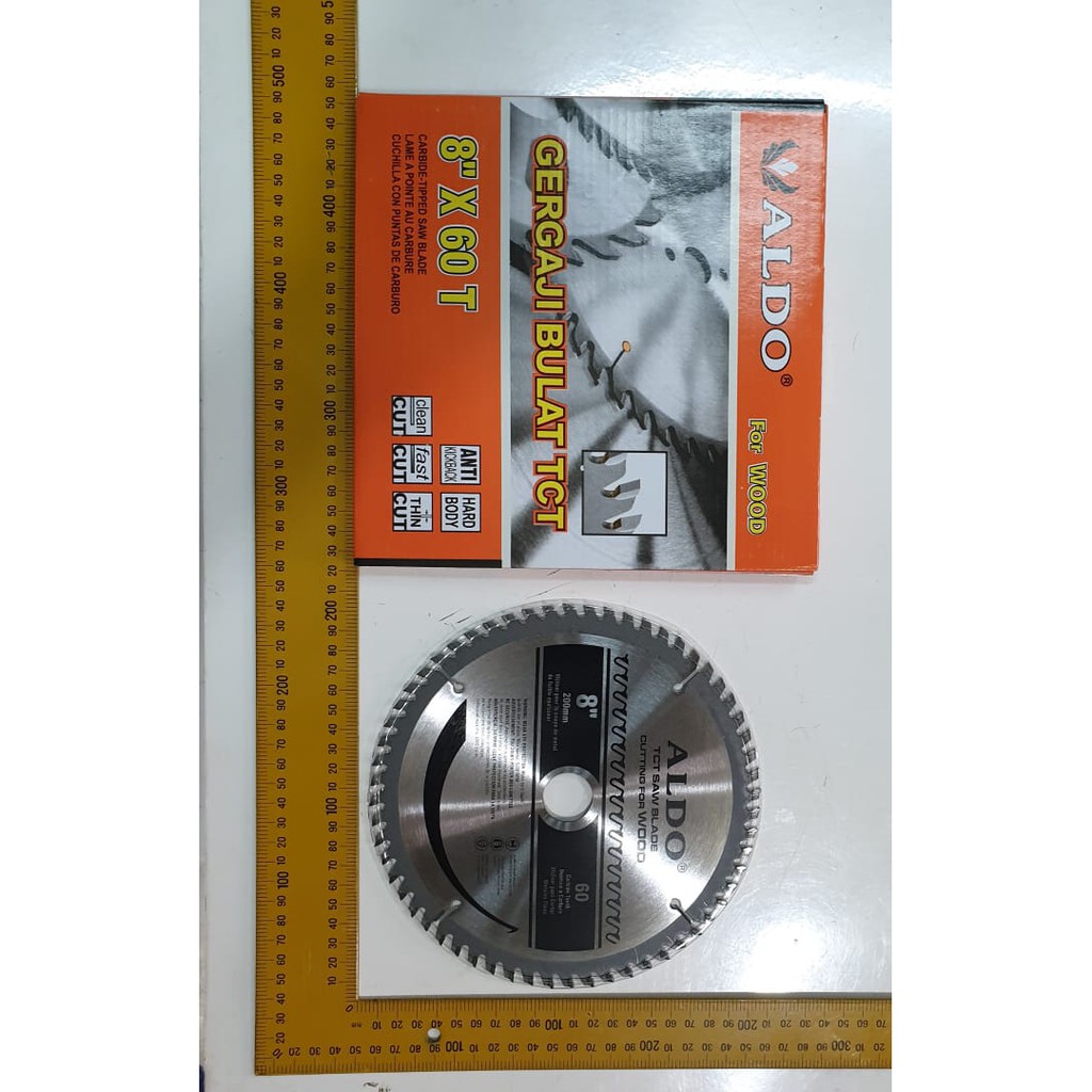 ALDO 7 In 40T Mata Potong TCT Kayu Gergaji Circular Saw Blade bosch