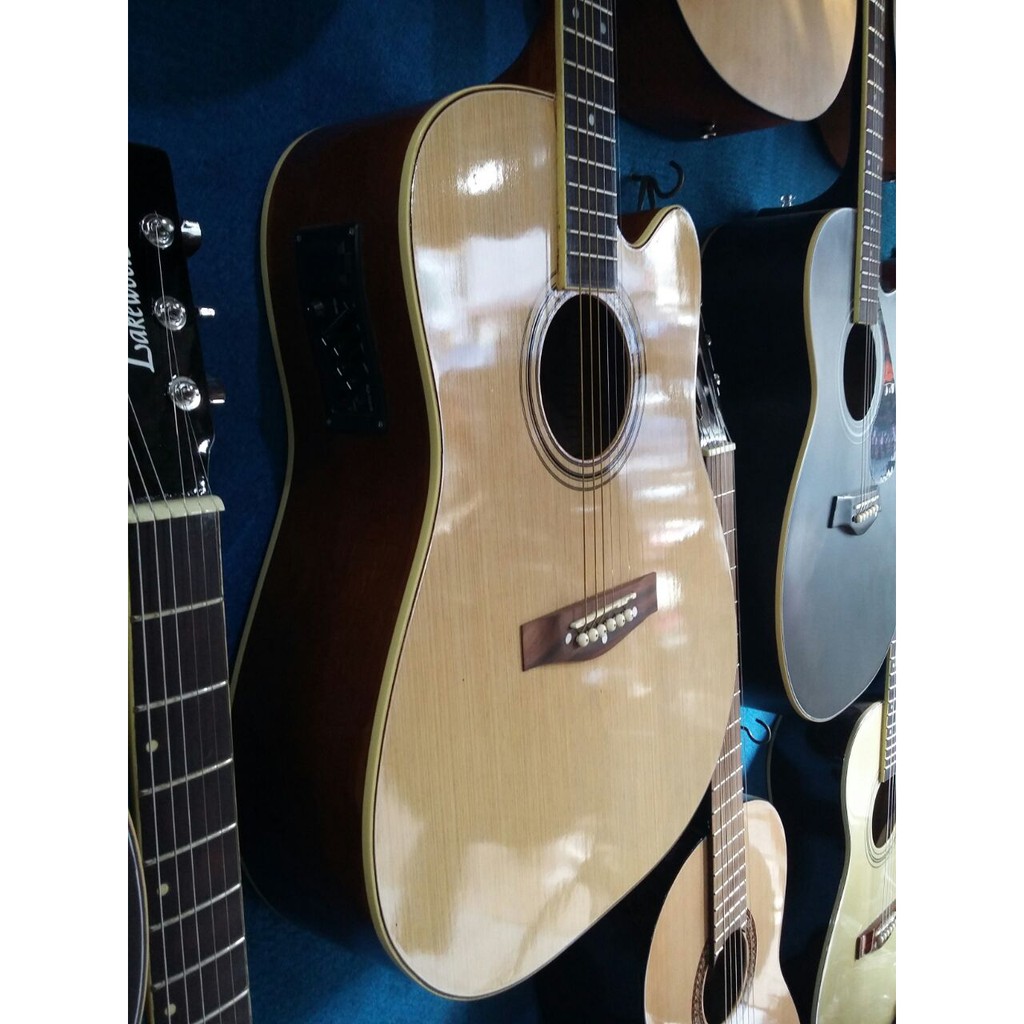 Gitar Akustik Elektrik Merk Yamaha Tipe F310 Jumbo Natural Eq-7545 R Trusrod Jakarta Murah