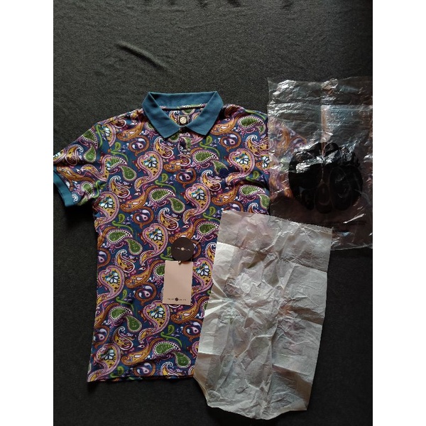 polo shirt pretty green second vgc lengkap