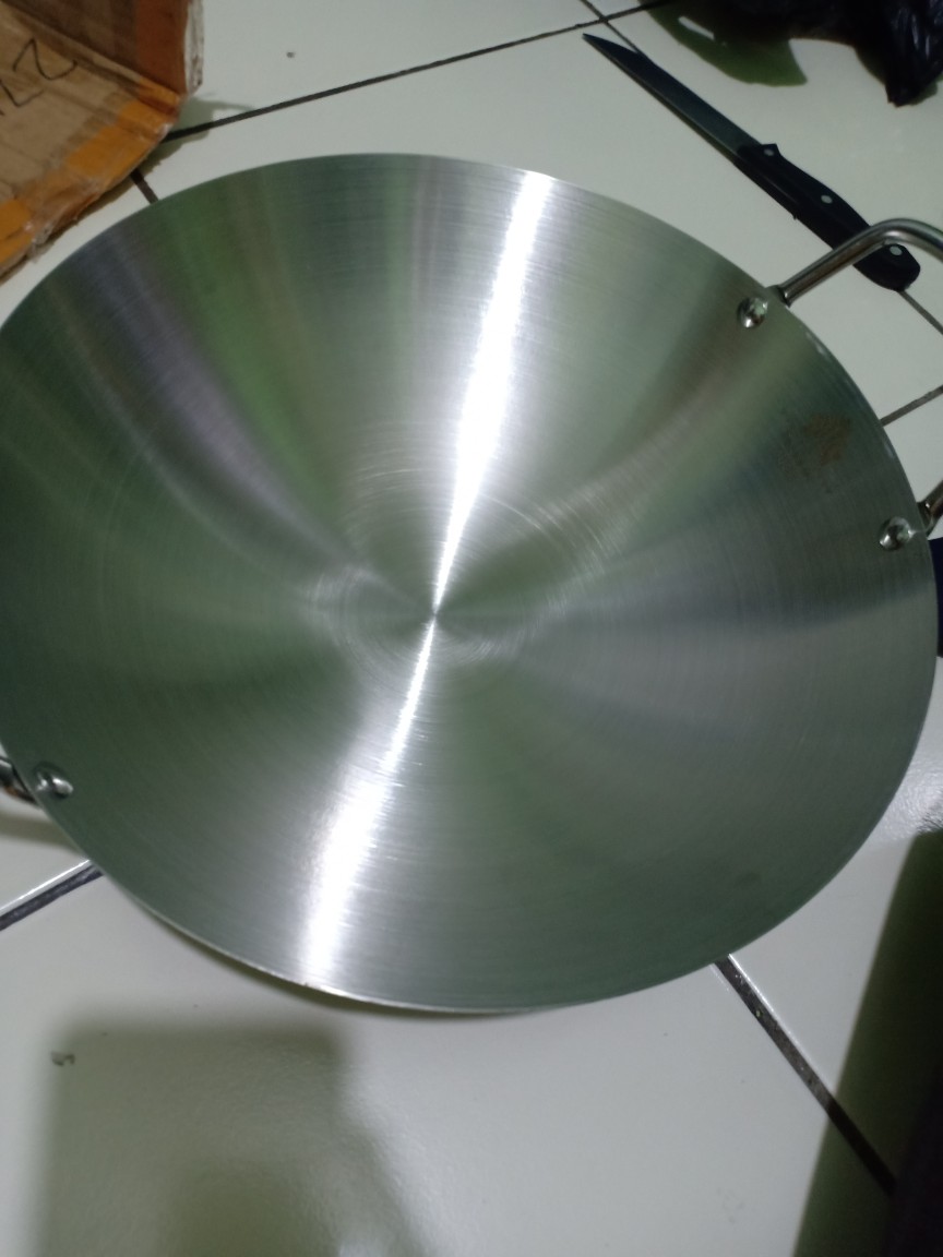 Kuali Stainless Tebal Anti Lengket 30cm,32cm,34cm,36cm