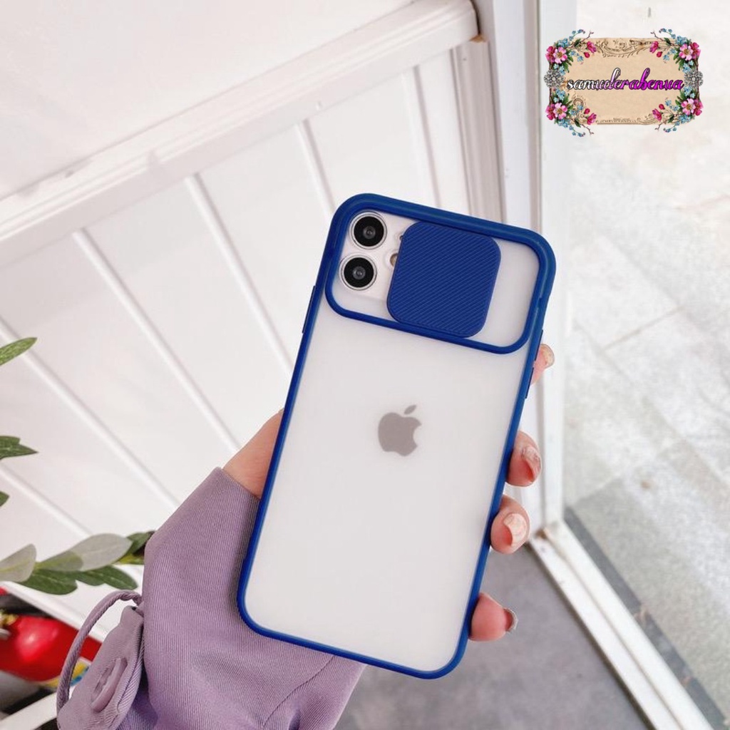 SOFTCASE SLIDE PELINDUNG KAMERA IPHONE 11 12 13 MINI PRO MAX SB2535