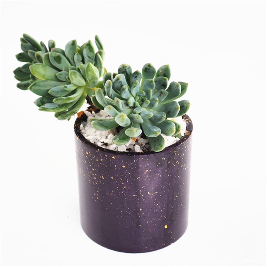 R-flower Crystal Resin Tray Cetakan DIY Casting Pot Bunga Resin Kerajinan Succulent Flower Pot