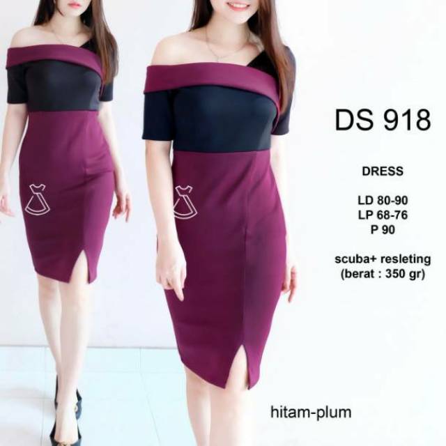 Dress pesta KODE  DS-918