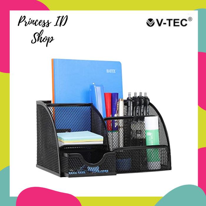 

Delia | Tempat Alat Tulis Memo Organizer Hitam V-Tec Do-9077