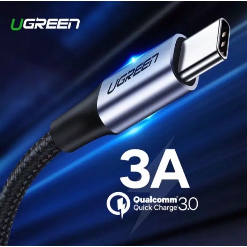 Ugreen Kabel Usb A To Usb C Nylon Braided QC 3.0