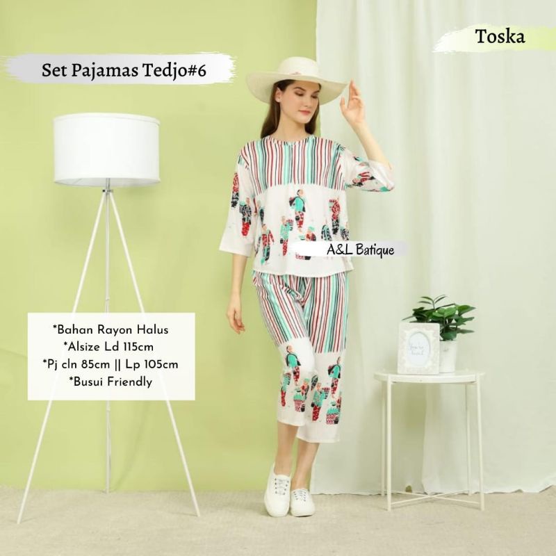 Set pajamas tedjo #6 by semerbak New New