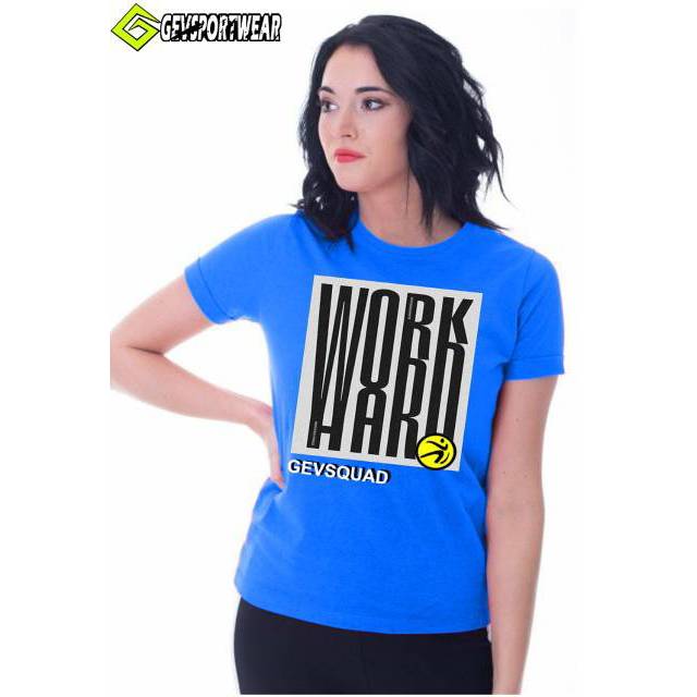 BAJU SENAM GEVSPORTWEAR ATASAN T-SHIRT WORK SPORT NEW GEV