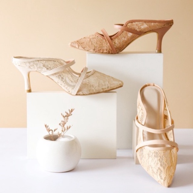 Ella Heels | Sepatu Heels Wanita | Heels Pesta 6cm | Heels Kantor