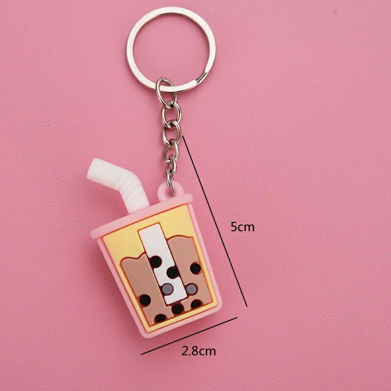 Gantungan kunci Boba / gantungan kunci unik / keychain Boba/gantungan kunci viral-2