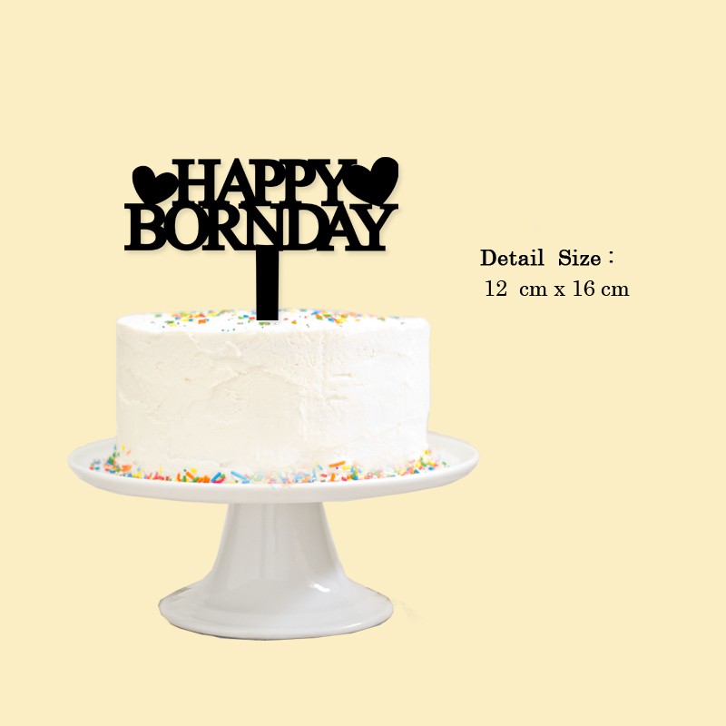 

Bornday Cake Topper