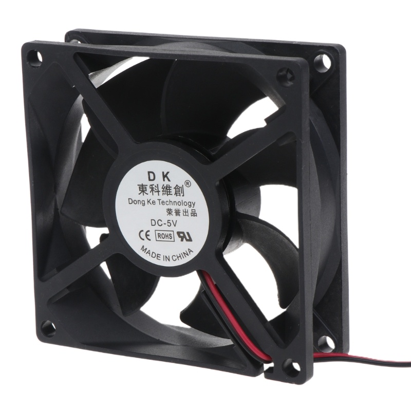 Bt 80x80x25mm CPU Cooling Fan 5V 12V 24V 2pin Silent Cooling Fan CPU Cooler Chassis Radiator Untuk Komputer Desktop 3300RP