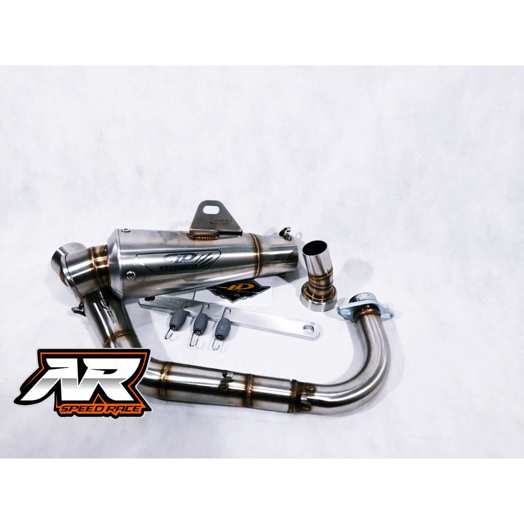 KNALPOT CLD RACING  PRO MONSTER MIO MIO J MIO 125 X RIDE XEON