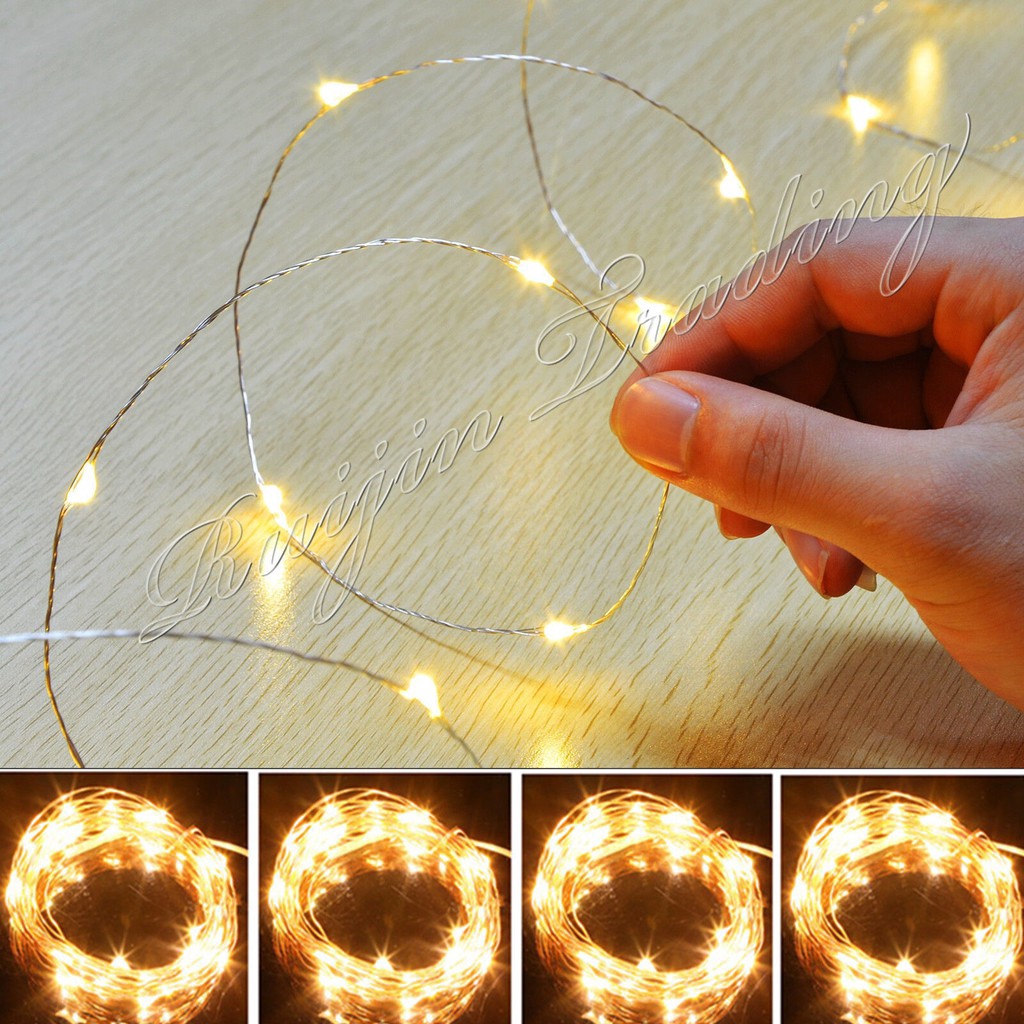 COD  5/10M USB LED Copper Wire String Fairy Light Strip Lamp