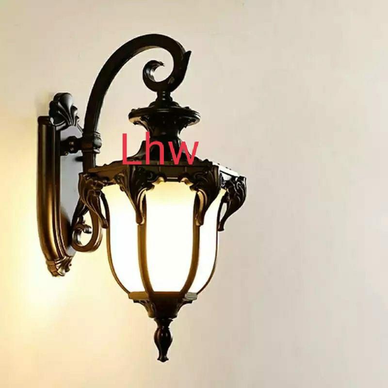 Lampu hias dinding klasik outdoor indoor ukuran Medium 1204 dekorasi teras,cafe