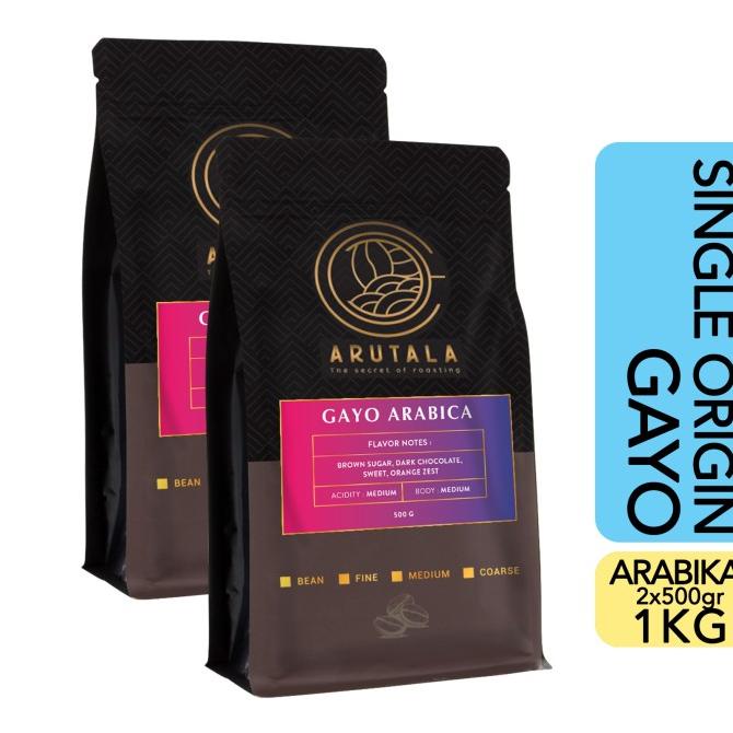 

ARUTALA Kopi Gayo Takengon Arabika Arabica Coffee 1KG