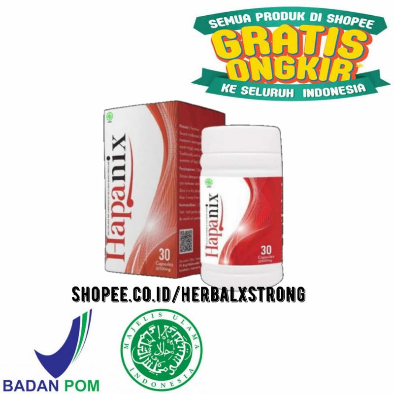 Hapanix Obat Herbal Hipertensi Tekanan Darah Tinggi Asli