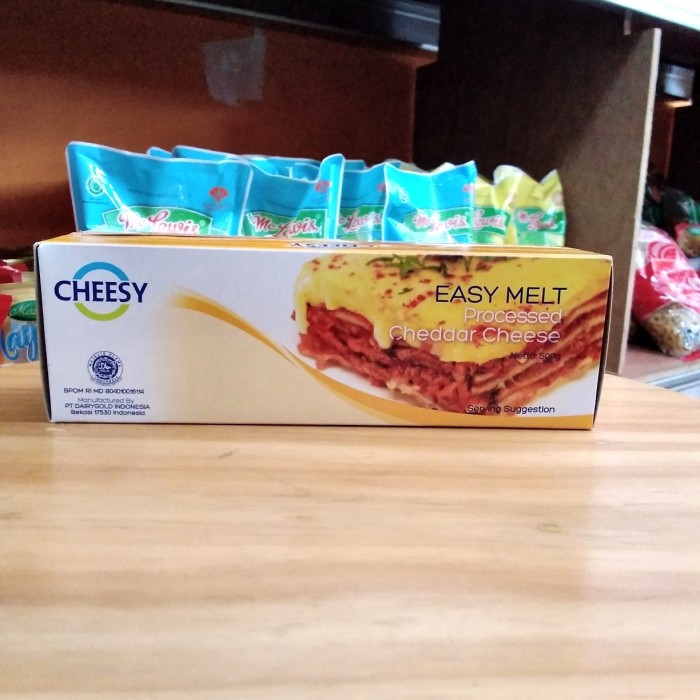 

Keju Cheesy easy melt 500gr