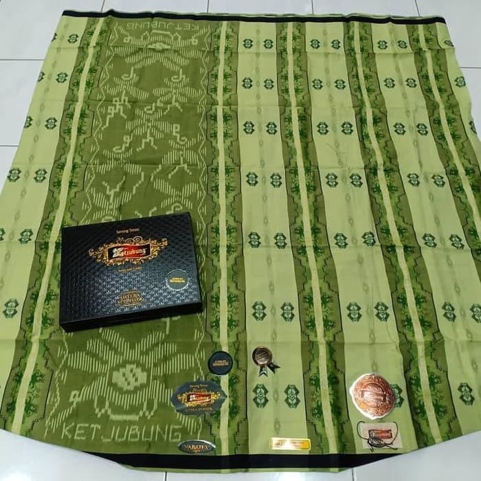 Sarung Ketjubung Sutera Mesres Gold Original