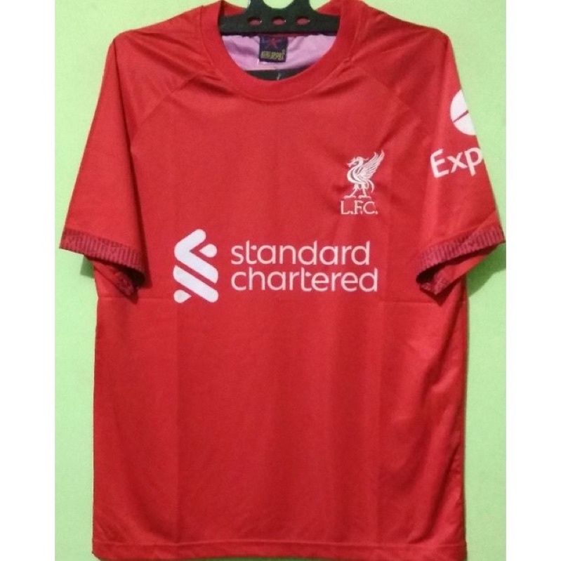 Jersey bola liver pool home 2023 printing