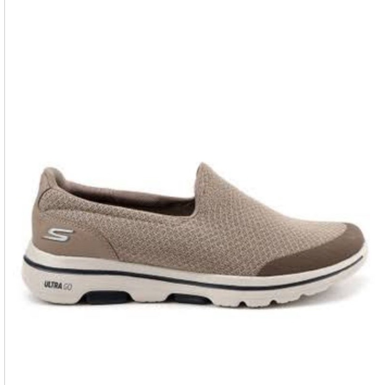 skechers 55503/KHK. skechers go walk 5 sparrow khaki. sepatu slipon skechers men