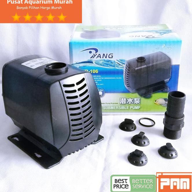 New Pompa Sirkulasi Air Aquarium Kolam Yang Yp 106 85w High End