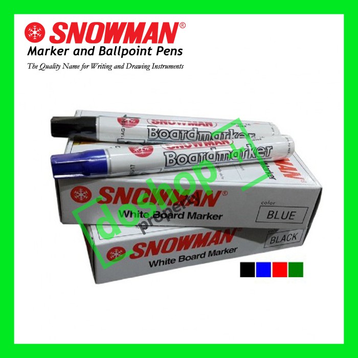 

SPIDOL WHITE BOARD SNOWMAN / SPIDOL PAPAN TULIS WARNA WARNI