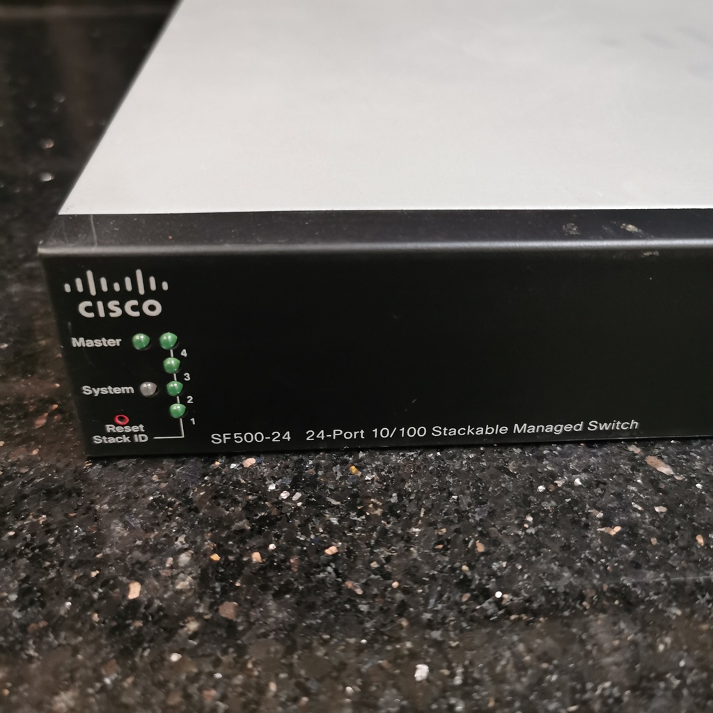 Switch Cisco SF500-24 Stackable Managed Switch Support Vlan n Web Gui