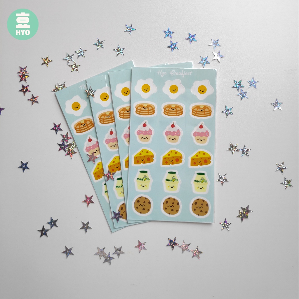 

[HYO] Cute Breakfast Decoration Sticker