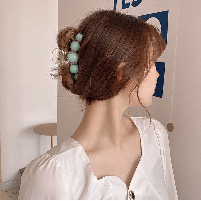 Korean Ins Hair Clip Acrylic Colorful Claw Clips Fashion Temperament Hair Clamps Women Hair Accessories