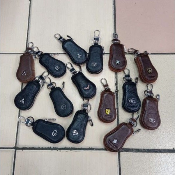 Gantungan Kunci Mobil dan Motor Leather Import