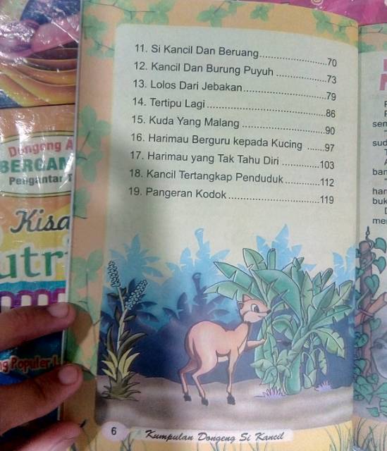 Kumpulan Dongeng Si Kancil Cerita Binatang Cerdik Dan Lucu Shopee Indonesia