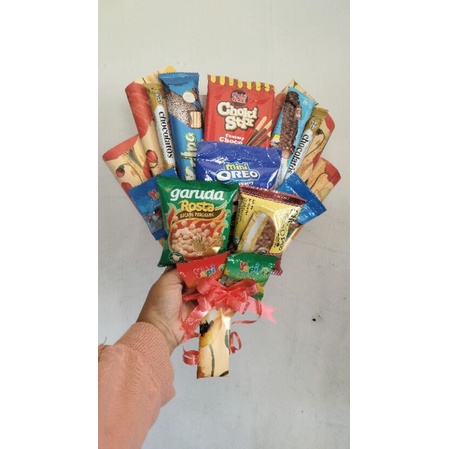 

buket Snack anak/ hadiah buat guru