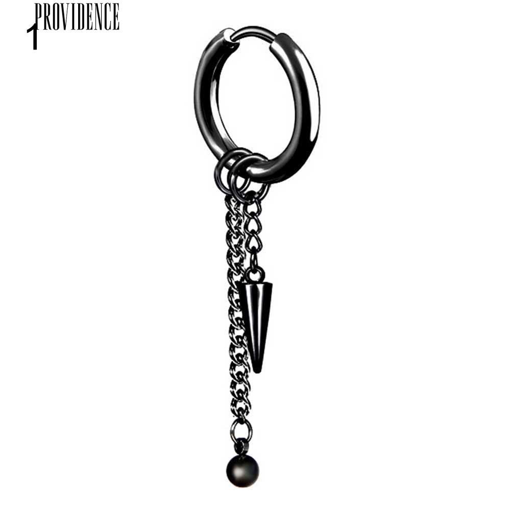 1Pc Anting Jepit Panjang dengan Rantai untuk Pria | Shopee ...