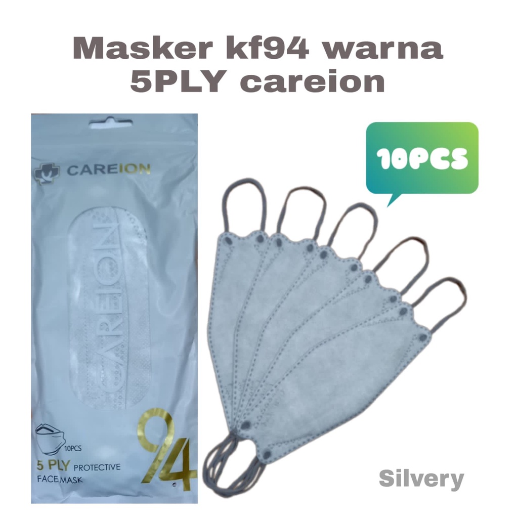 MASKER KF 94 CAREION 5PLY EMBOS 3D ISI 10PC MASKER CAREION KF94 5PLY SERIES SOFT COLOUR - KF94 5PLY (10PC)