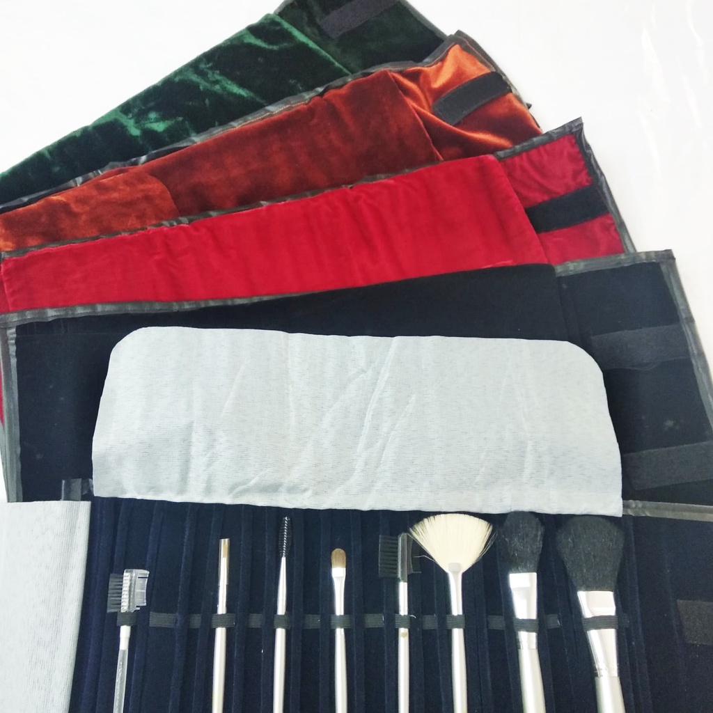 Tempat Make Up Brush Set 20pcs Model Gulung/ Roll Case Brush Set