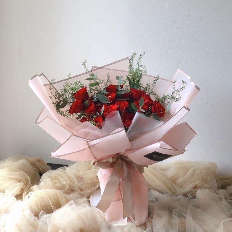 WMS FLOWER WRAPPING SOLID GOLD LINE CELLOPHANE