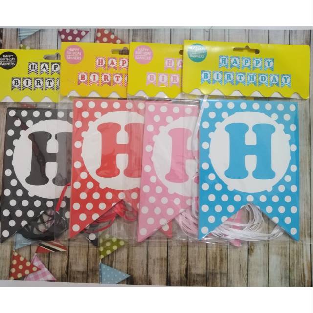 Bunting flag / happy birthday banner / banner ultah