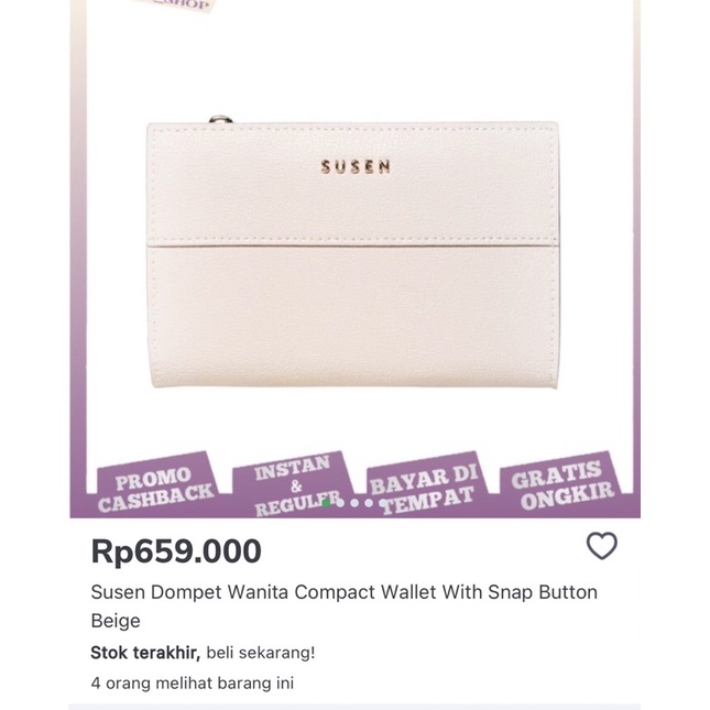 DOMPET SUSEN ORIGINAL 100% HARGA DI BAWAH STORE
