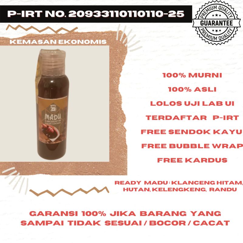 

madu klanceng bambu klanceng hitam 100ml by madu zd