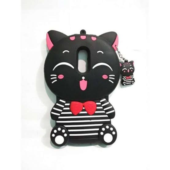 SOFT CASE KARAKTER KUCING HELLO KITTY 4D SAMSUNG J8 2018